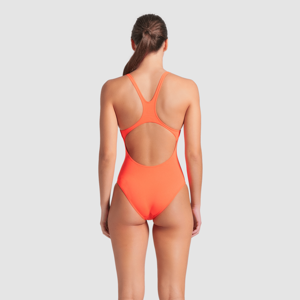 Arena Team Swimsuit Swim Pro Solid Badeanzug in PINK