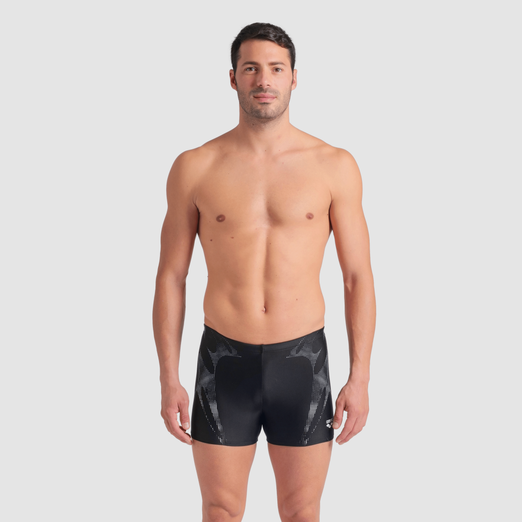 Arena M Arena Spider Web Swim Short in SCHWARZ