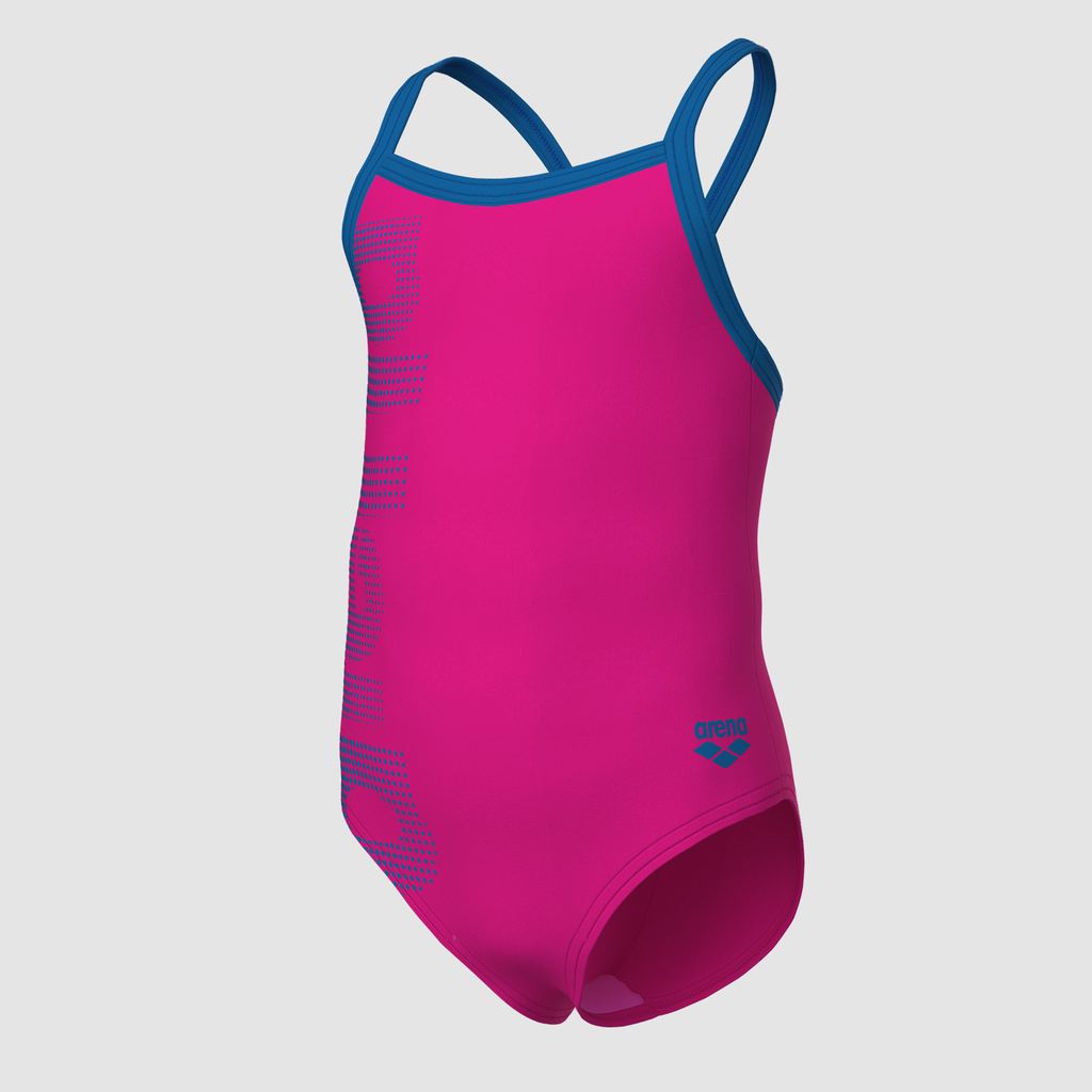 Arena Kids G Arena Logo One Piece Badeanzug in PINK