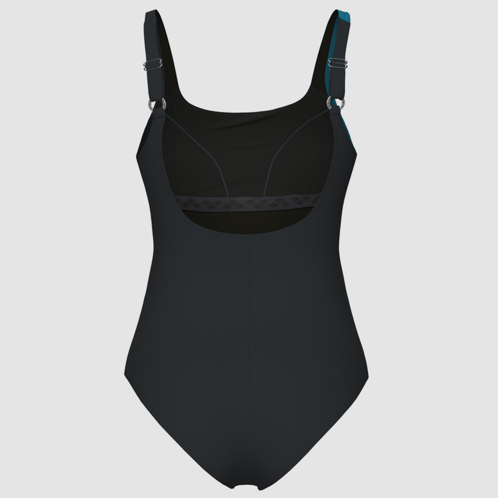 Arena W Arena Swimsuit Liliana U Back C Cup Figurformender Badeanzug in GRAU