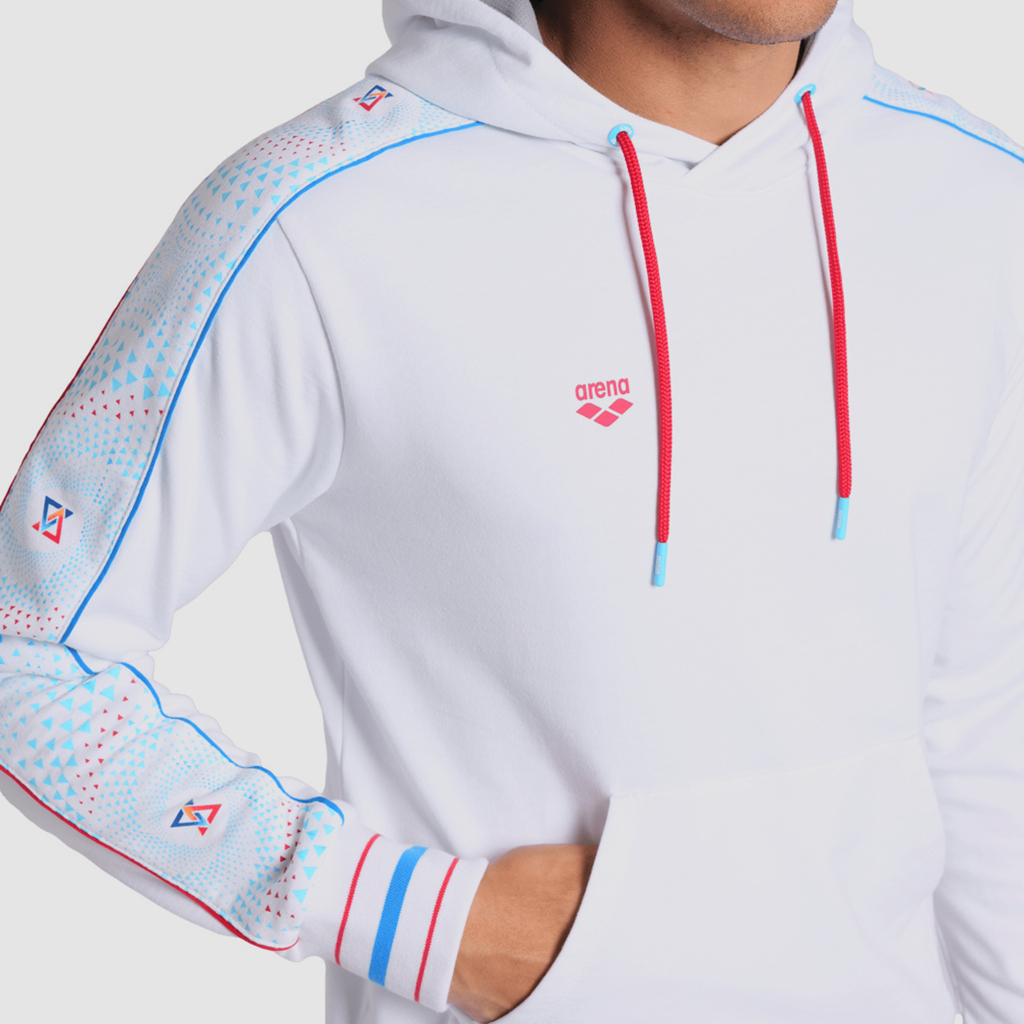 Arena Arena Fireflow Hooded Sweat Inserts Kapuzenpullover in WEISS