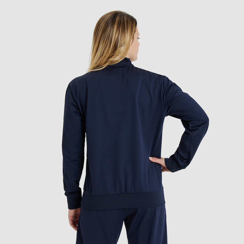 Arena Team Jacket Panel Knitted Poly in BLAU