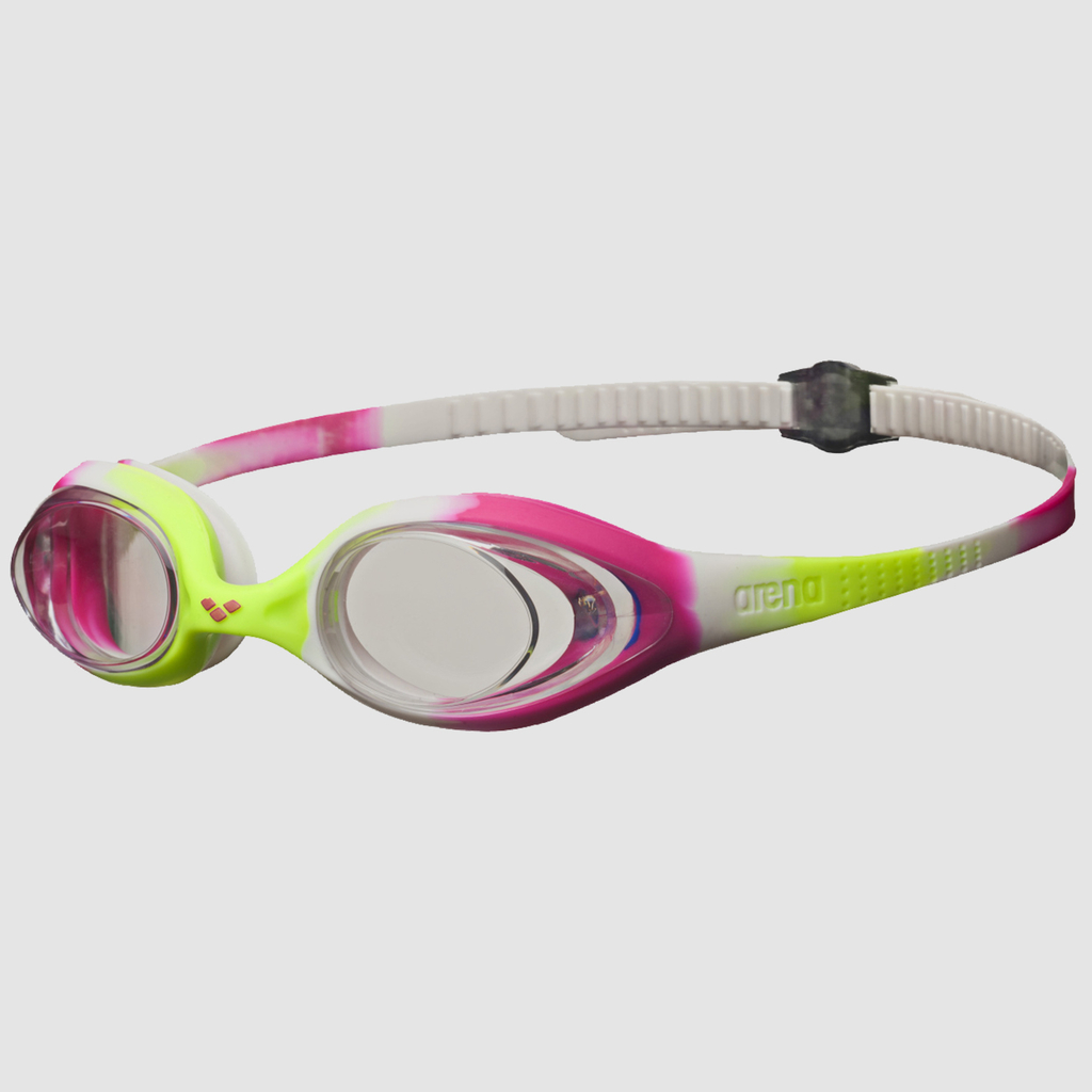 Arena Junior Spider Schwimmbrille in WEISS