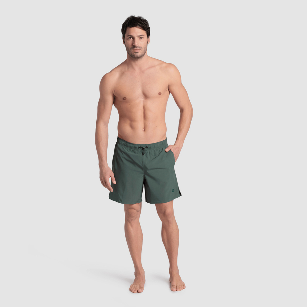 Arena M Arena Evo Beach Boxer Solid Beach Short in GRAU