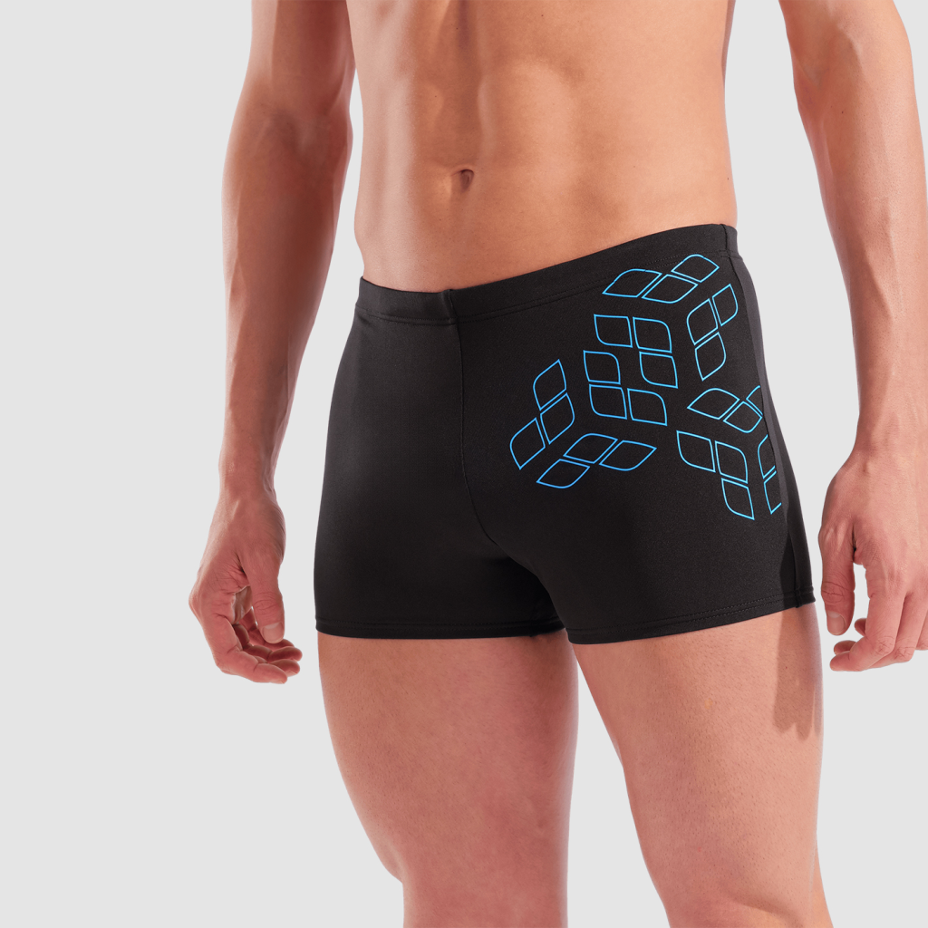Arena M Arena Kikko Graphic Swim Short Swim Short in SCHWARZ
