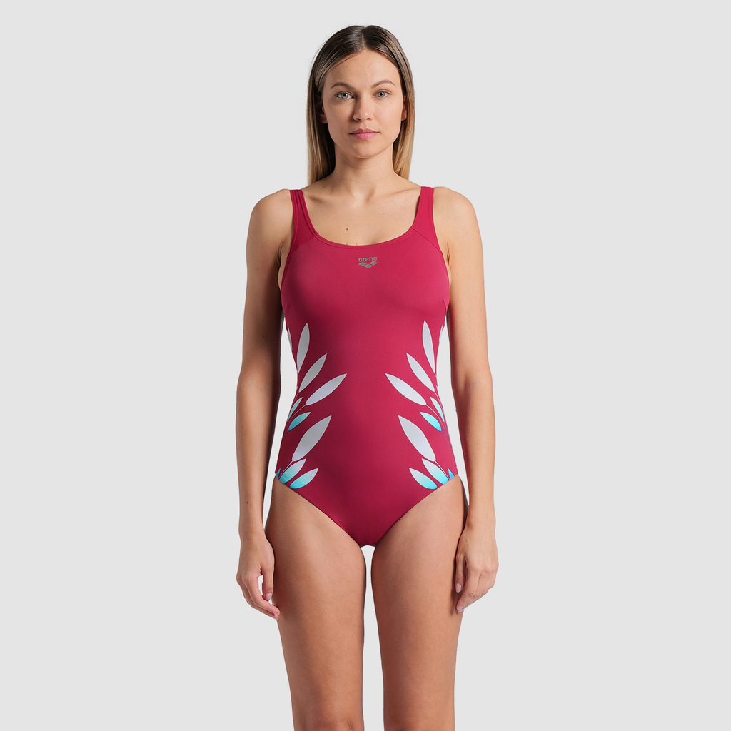Arena W Arena Swimsuit Marta Wing Back C Cup Figurformender Badeanzug in ROT