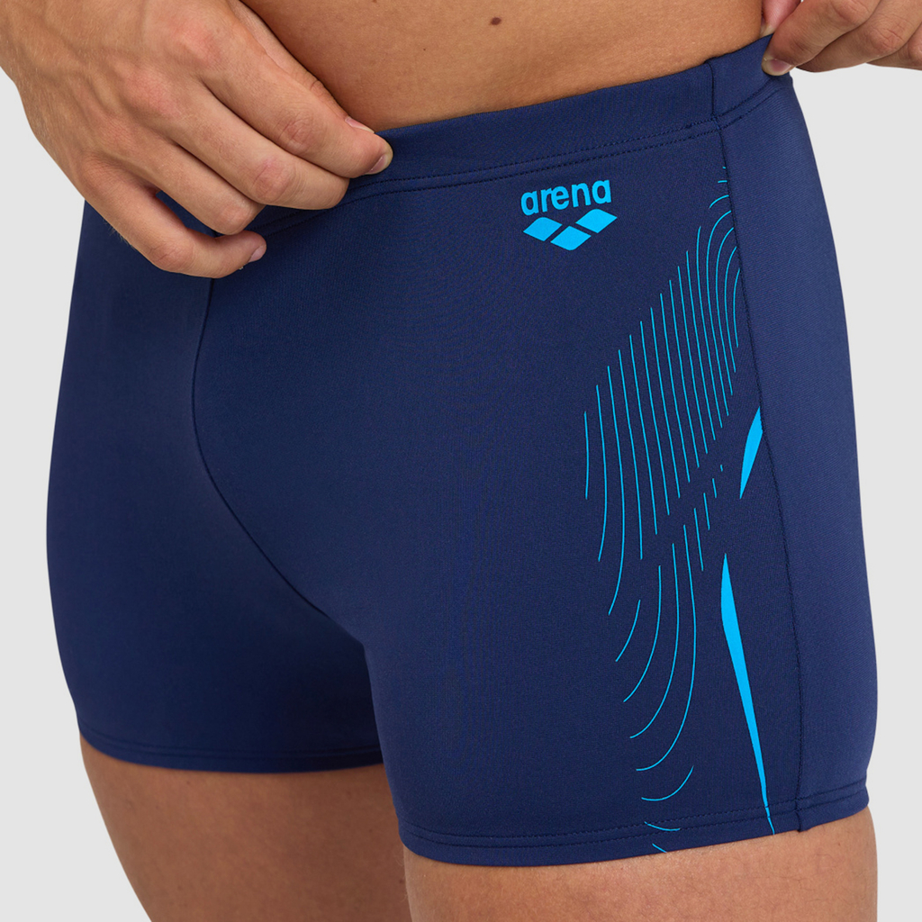 Arena Swim Short Graphic IV in BLAU