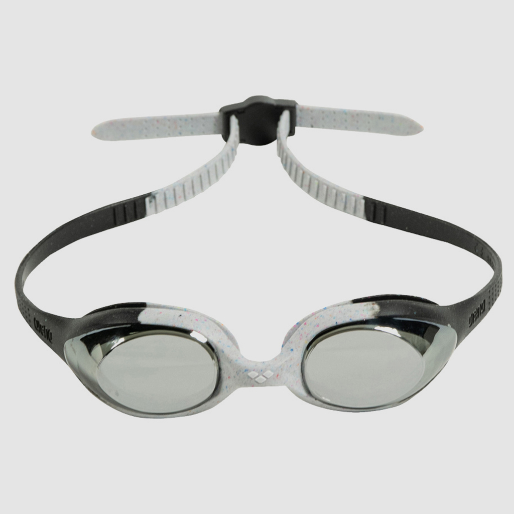 Arena Jr Spider Mirror Trainingsschwimmbrille in GRAU