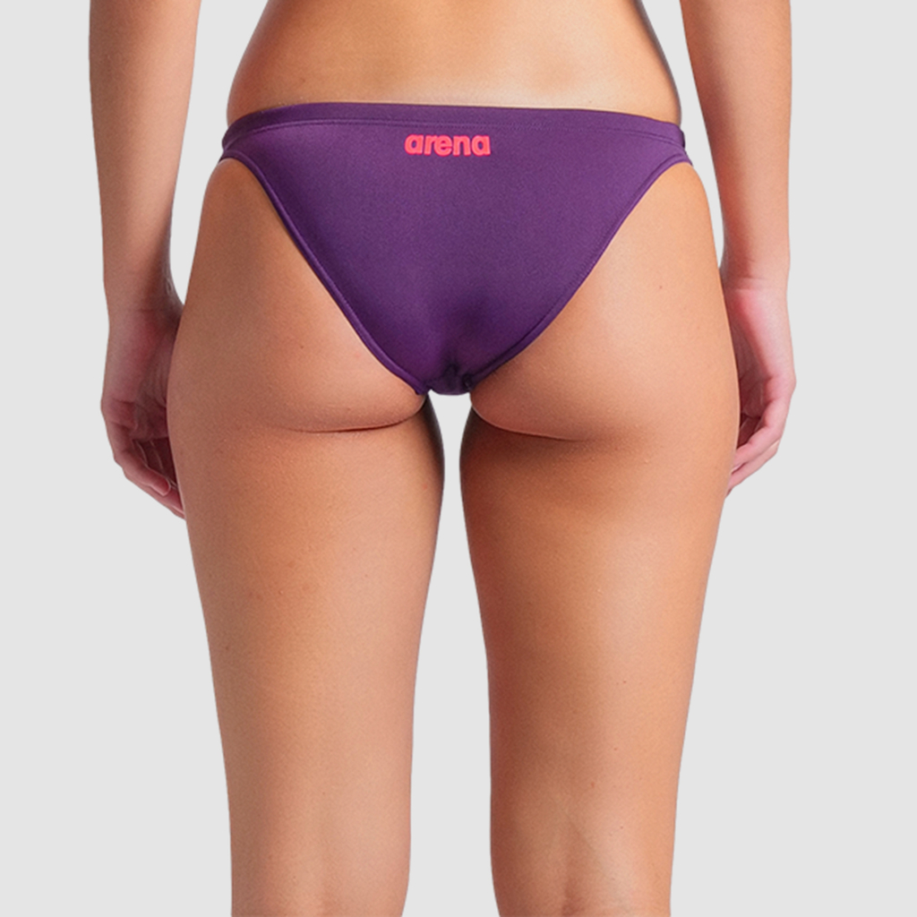 Arena Team Swim Bottom Solid Bikini in VIOLETT