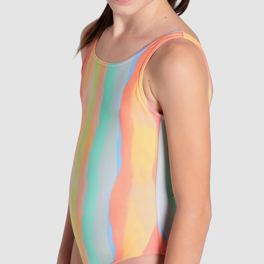 Arena G Arena Water Print Swimsuit One Piece Badeanzug in MEHRFARBIG