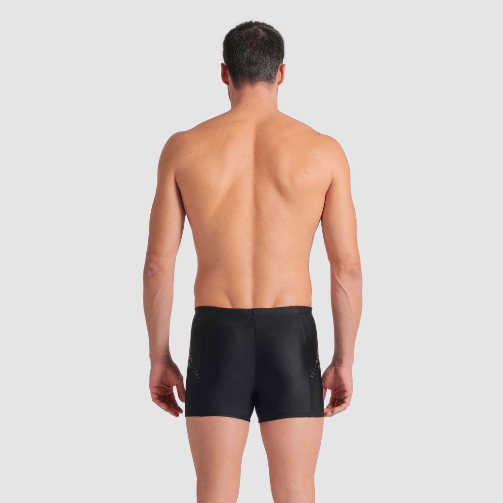 Arena M Arena Spider Web Swim Short in SCHWARZ