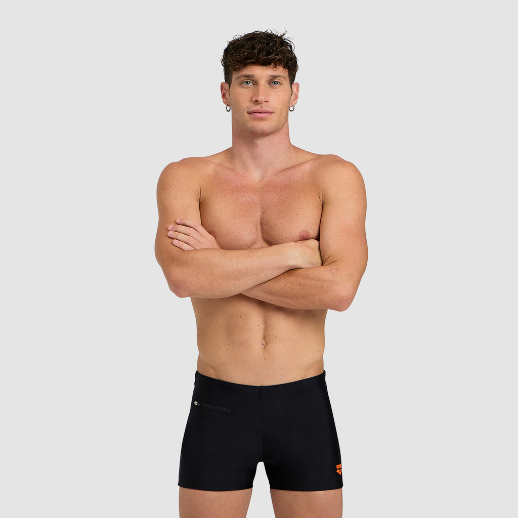 Arena Arena Zip Swim Short in SCHWARZ