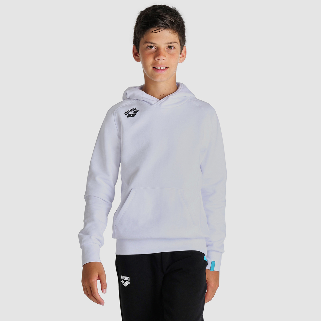 Arena Team Hooded Sweat Panel in WEISS