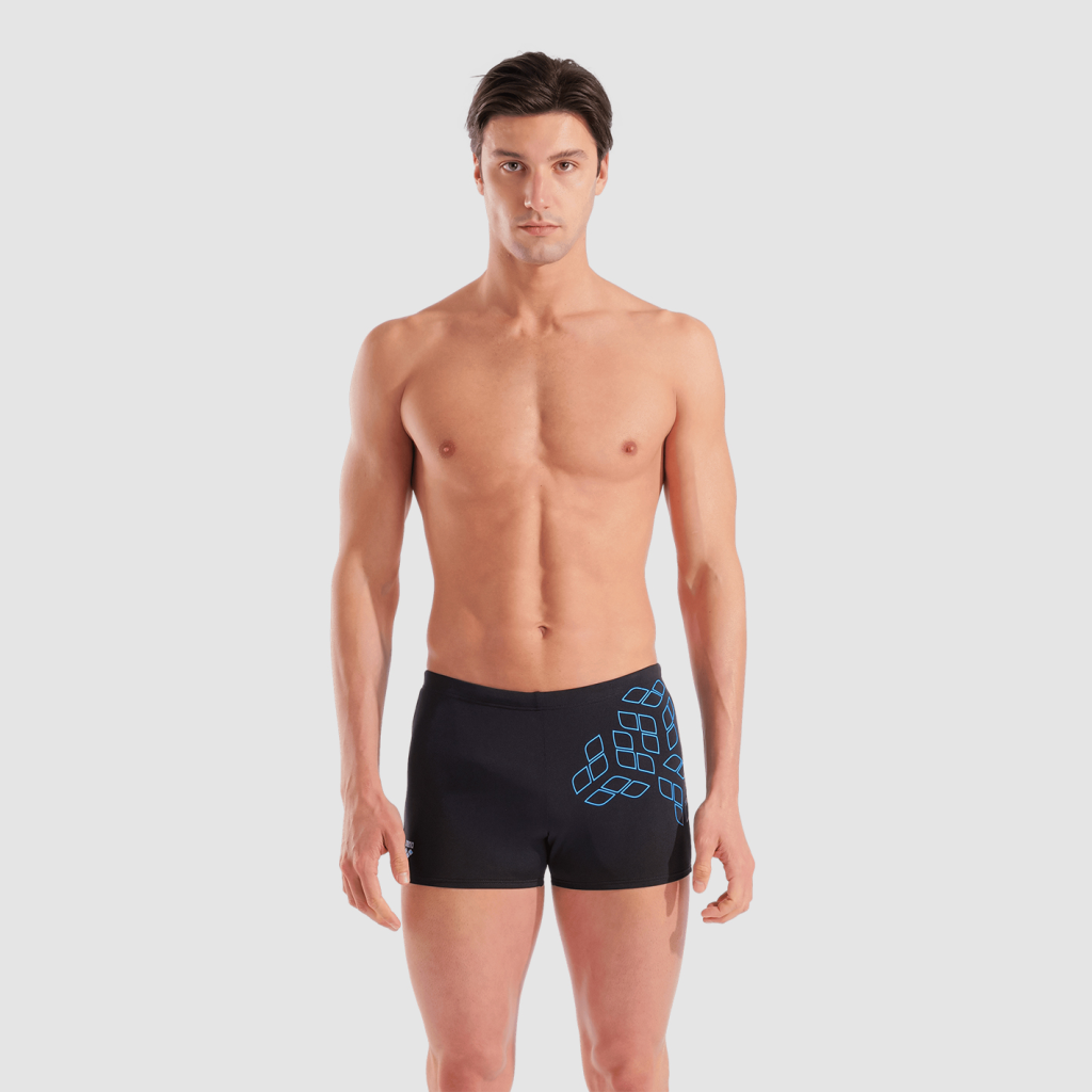 Arena M Arena Kikko Graphic Swim Short Swim Short in SCHWARZ