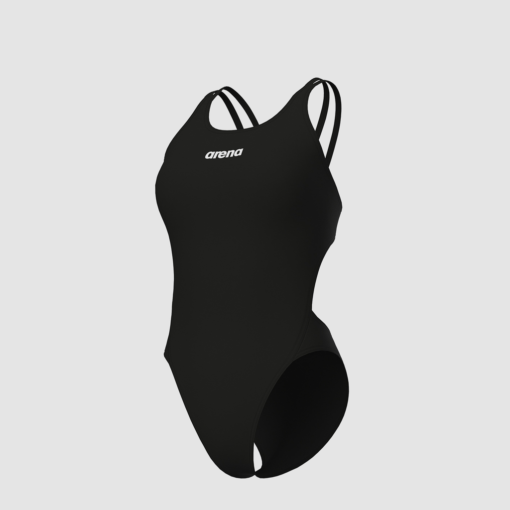 Arena W Arena Swimsuit Tech Multi Solid Badeanzug in SCHWARZ
