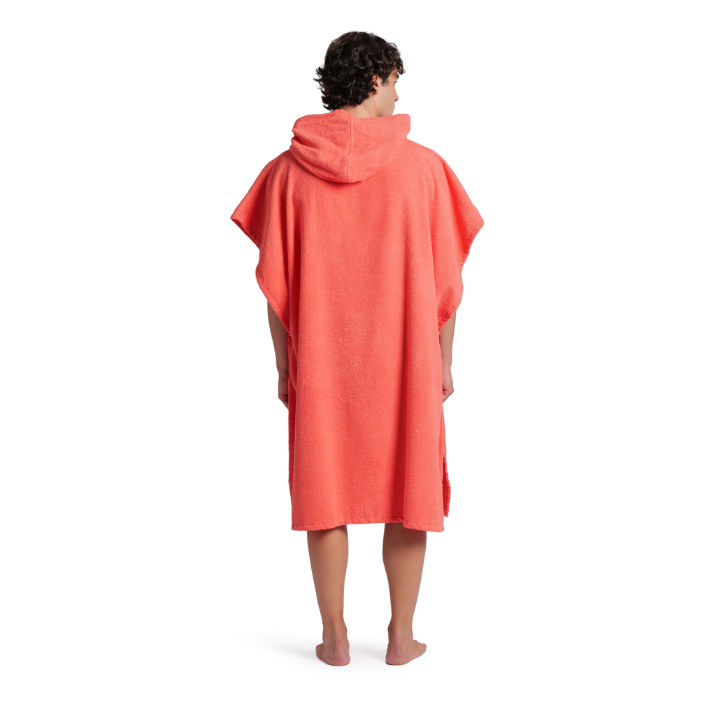 Arena Arena Cotton Poncho in ROT