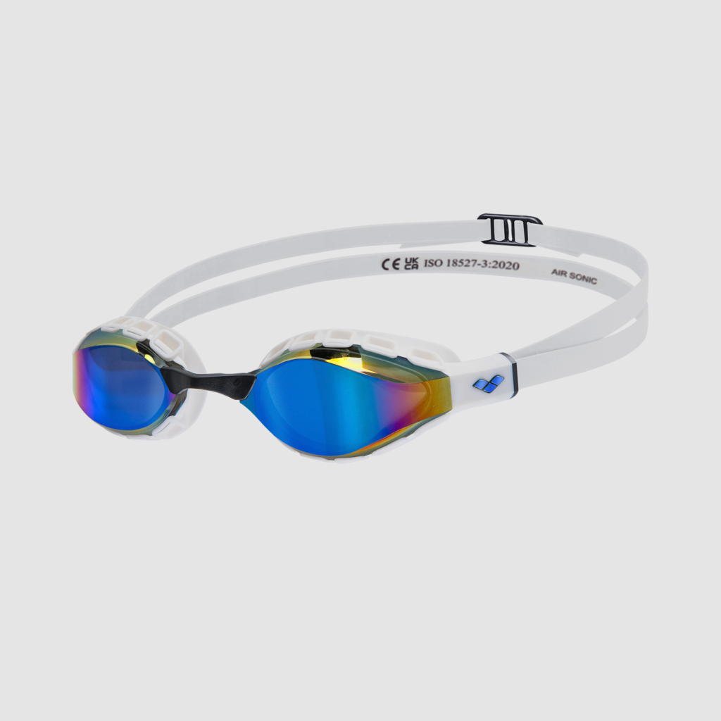 Arena Air Sonic Mirror Wettkampfschwimmbrille in BLAU