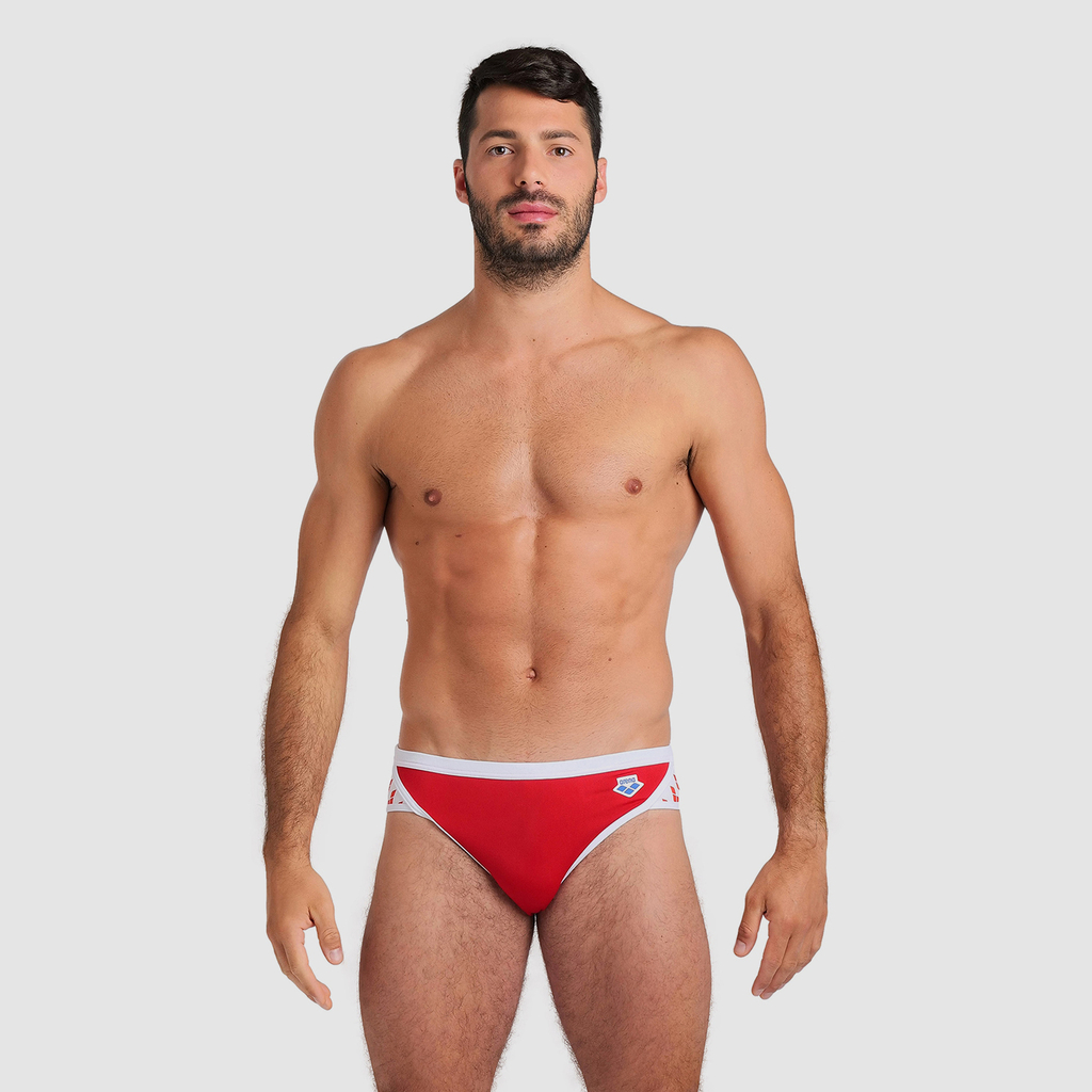 Arena Arena Icons Swim Briefs Solid Swim Slip in ROT