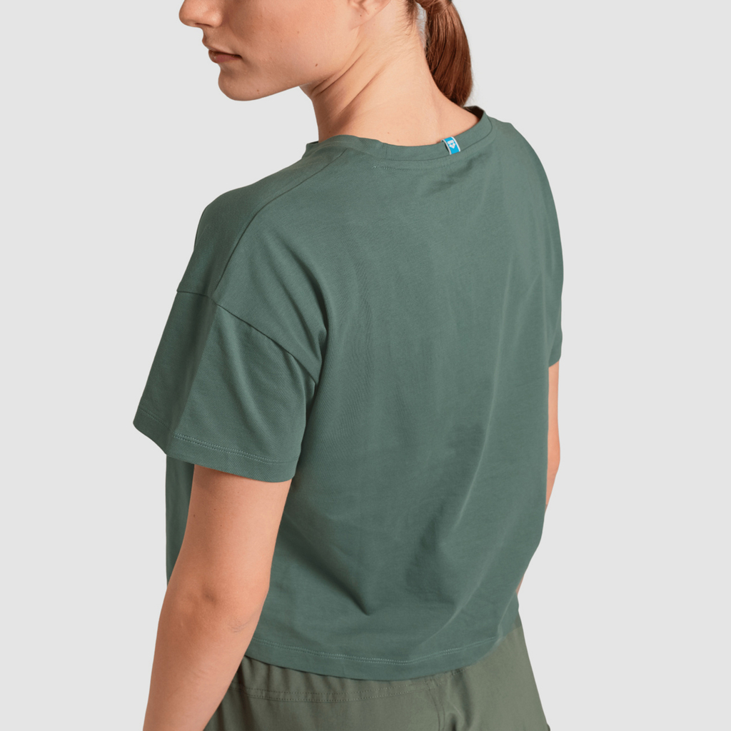 Arena W Arena Crop Tee Printed T-Shirt in GRÜN