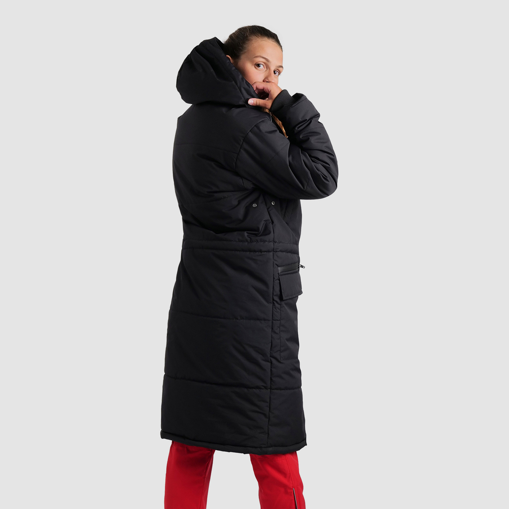 Arena Team Parka Solid in SCHWARZ