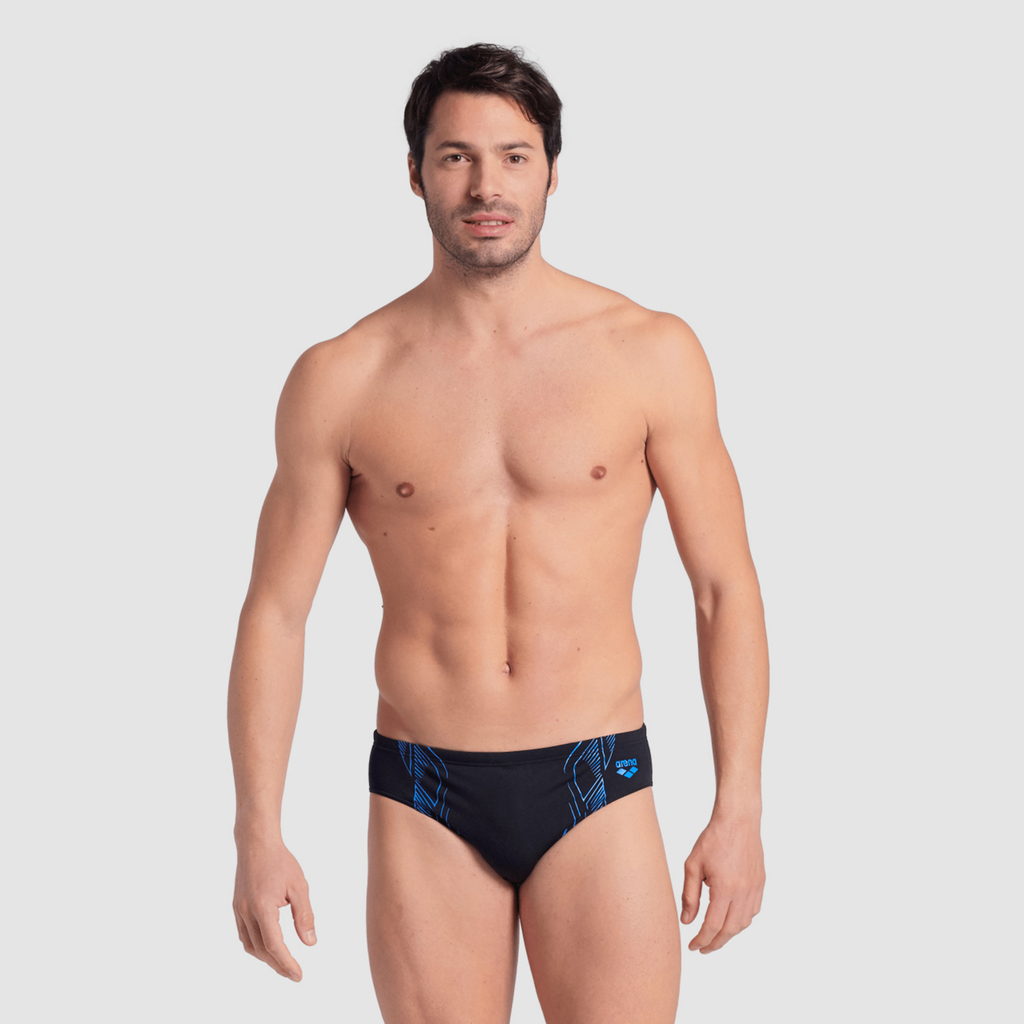 Arena M Arena Reflecting Swim Briefs Swim Slip in SCHWARZ
