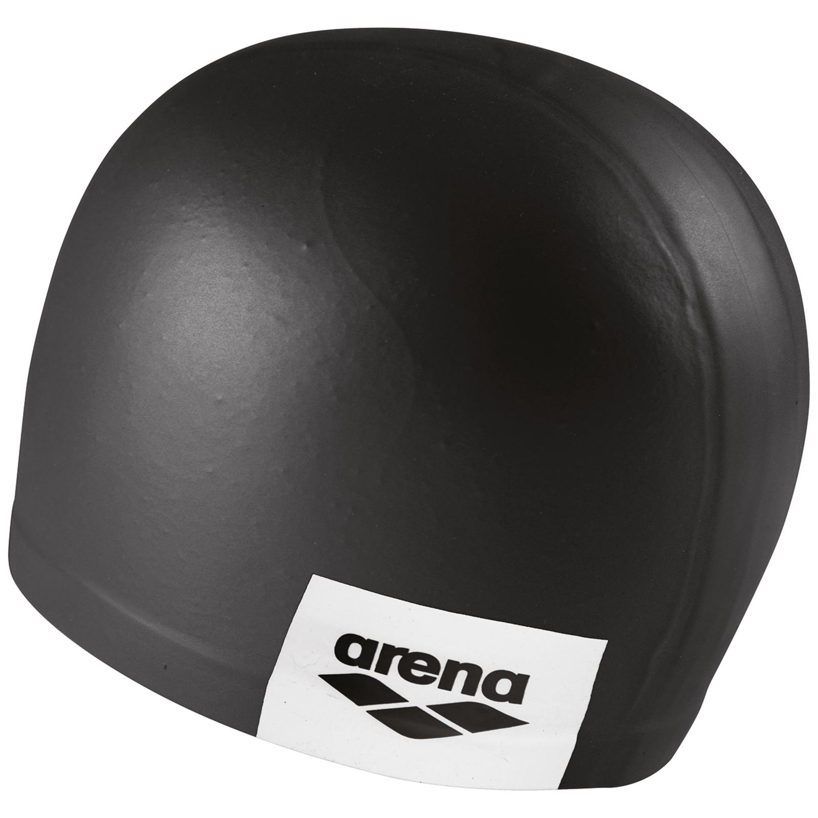 Arena Logo Moulded Cap Trainingsbadekappe in SCHWARZ