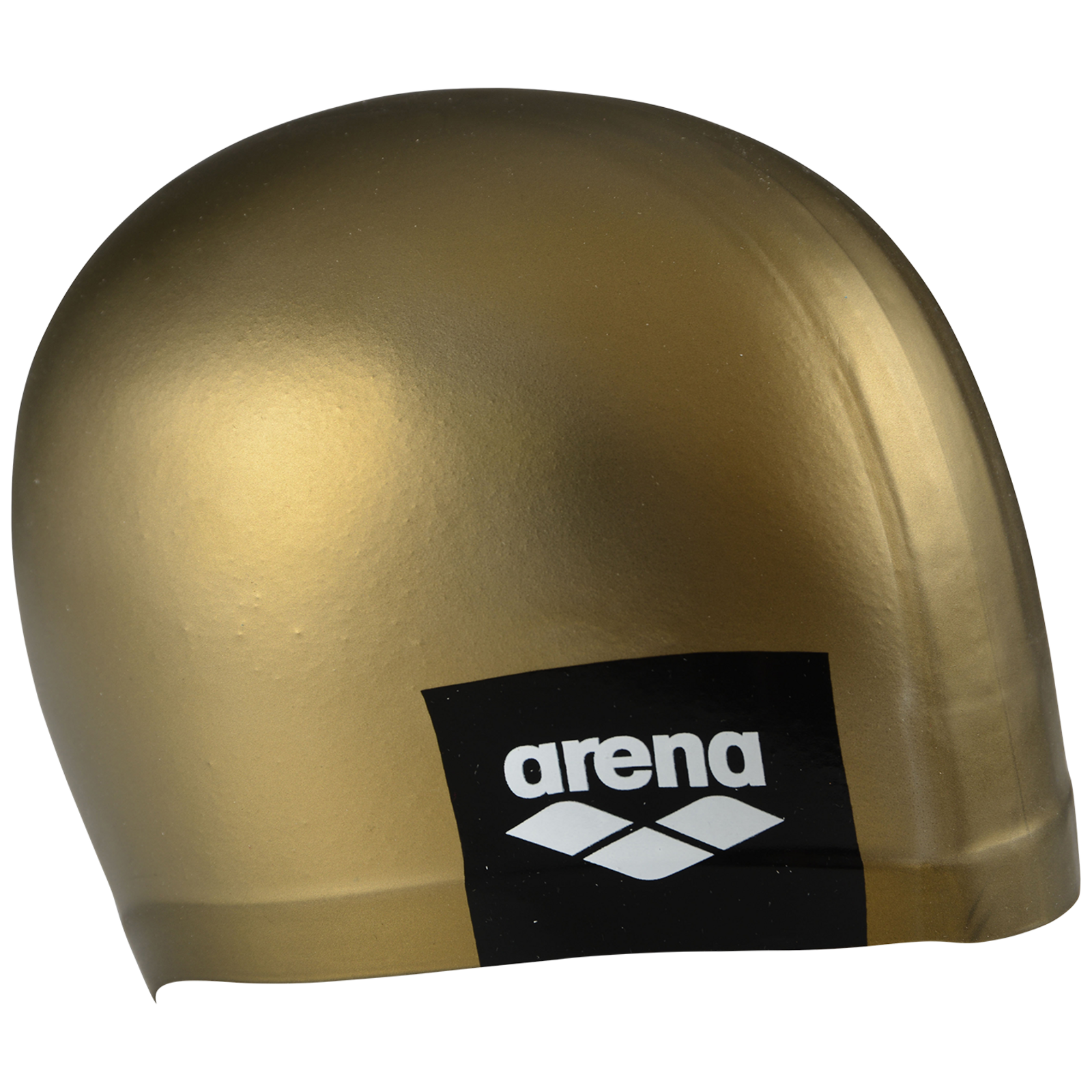 Arena Logo Moulded Cap Trainingsbadekappe in BRAUN