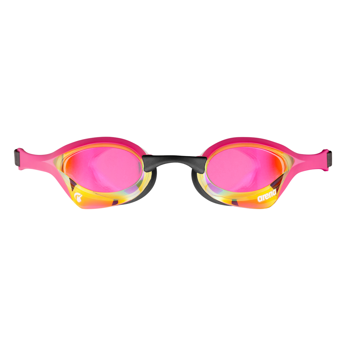 Arena Cobra Ultra Swipe Mirror Wettkampfschwimmbrille in PINK