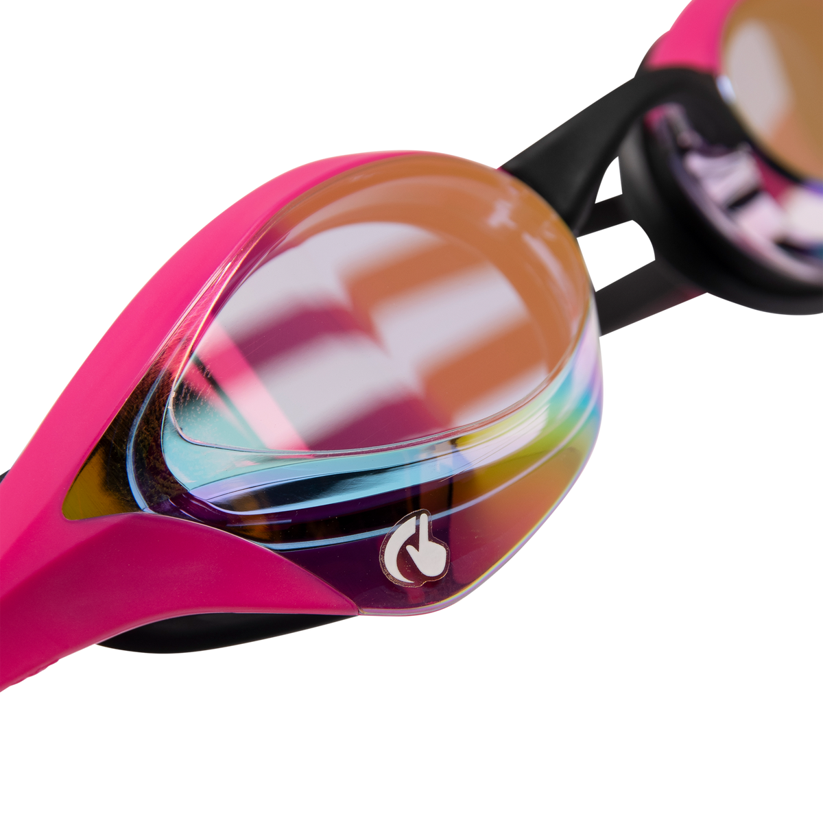 Arena Cobra Ultra Swipe Mirror Wettkampfschwimmbrille in PINK