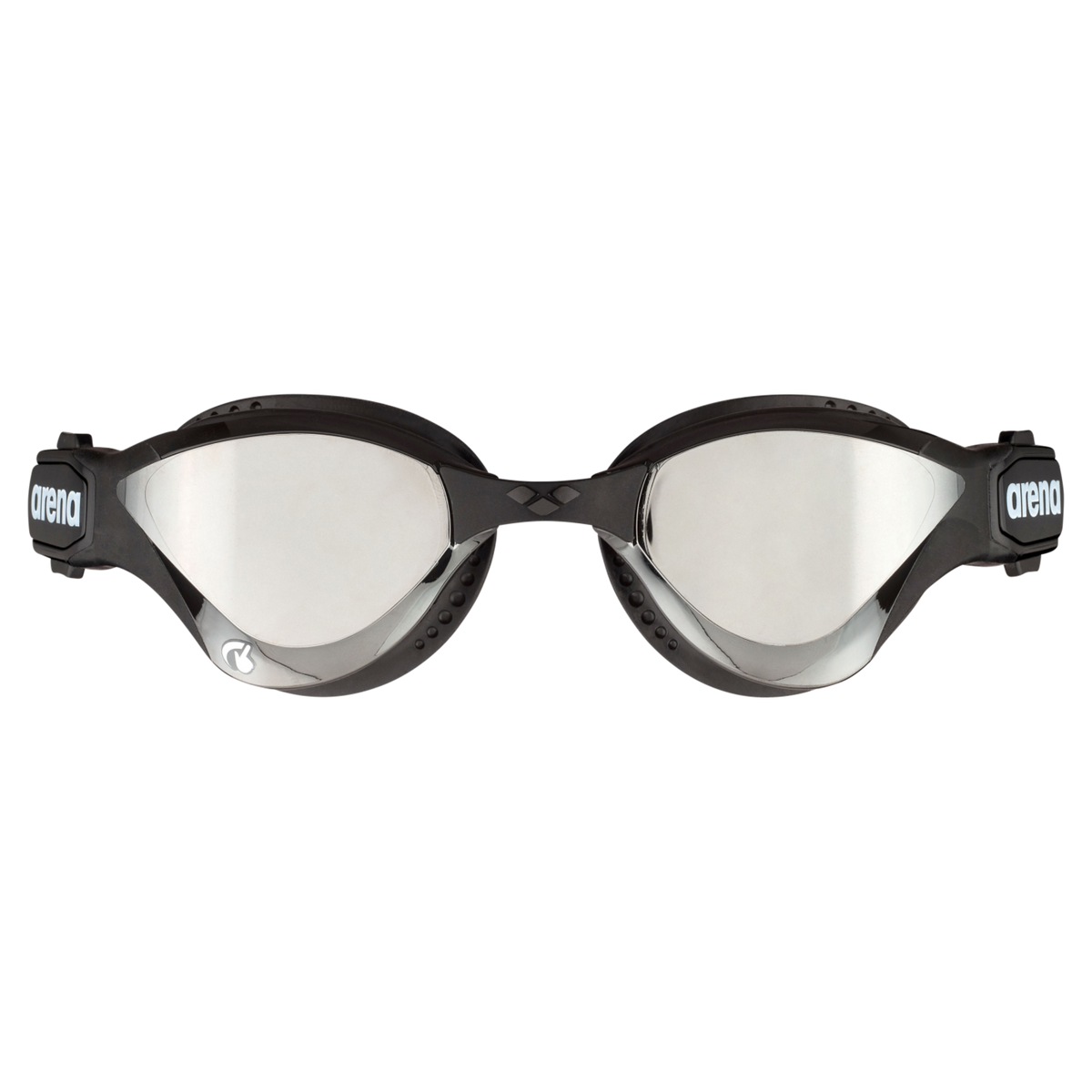 Arena Cobra Tri Swipe Mirror Wettkampfschwimmbrille in SCHWARZ