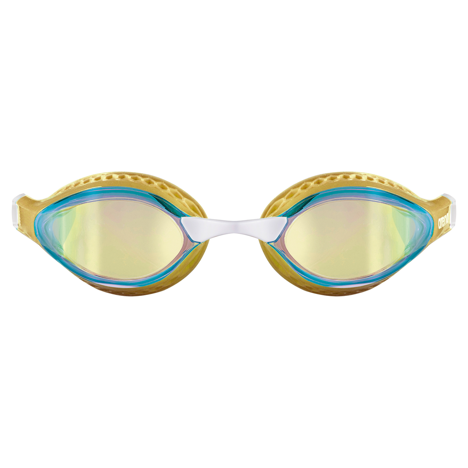 Arena Air-Speed Mirror Wettkampfschwimmbrille in BEIGE