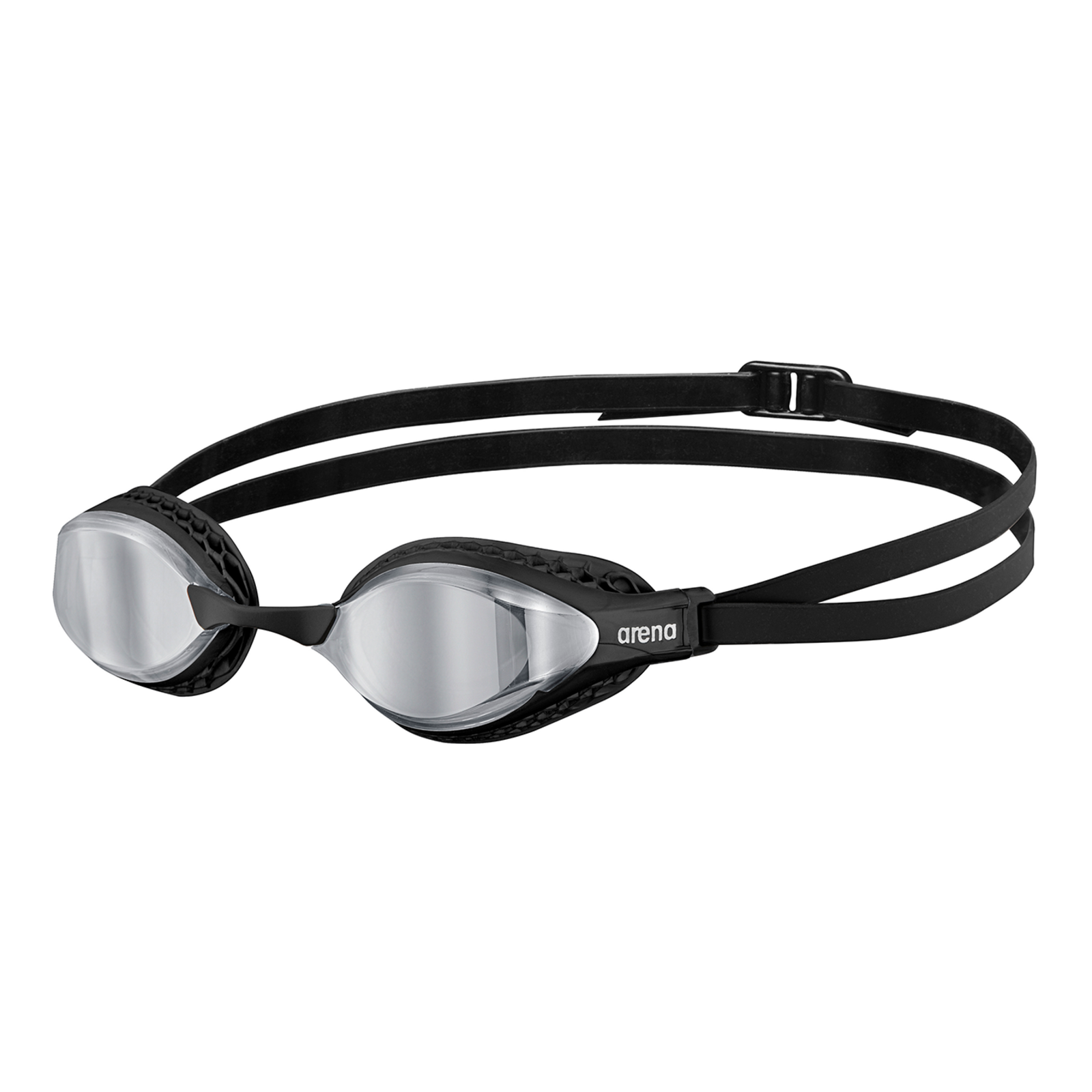 Arena Air-Speed Mirror Wettkampfschwimmbrille in SCHWARZ