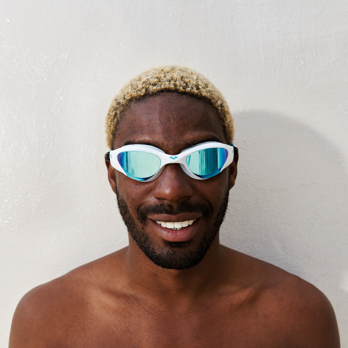 Arena The One Mirror Trainingsschwimmbrille in WEISS