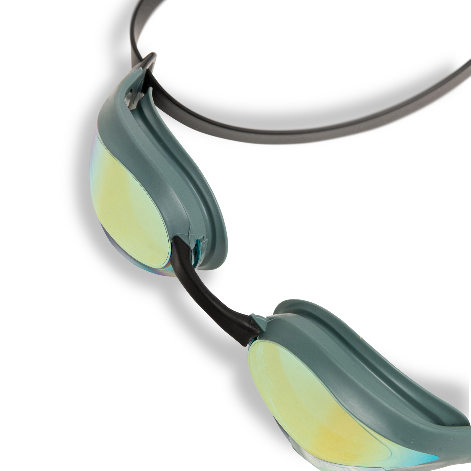 Arena Cobra Core Swipe Mirror Wettkampfschwimmbrille in SCHWARZ