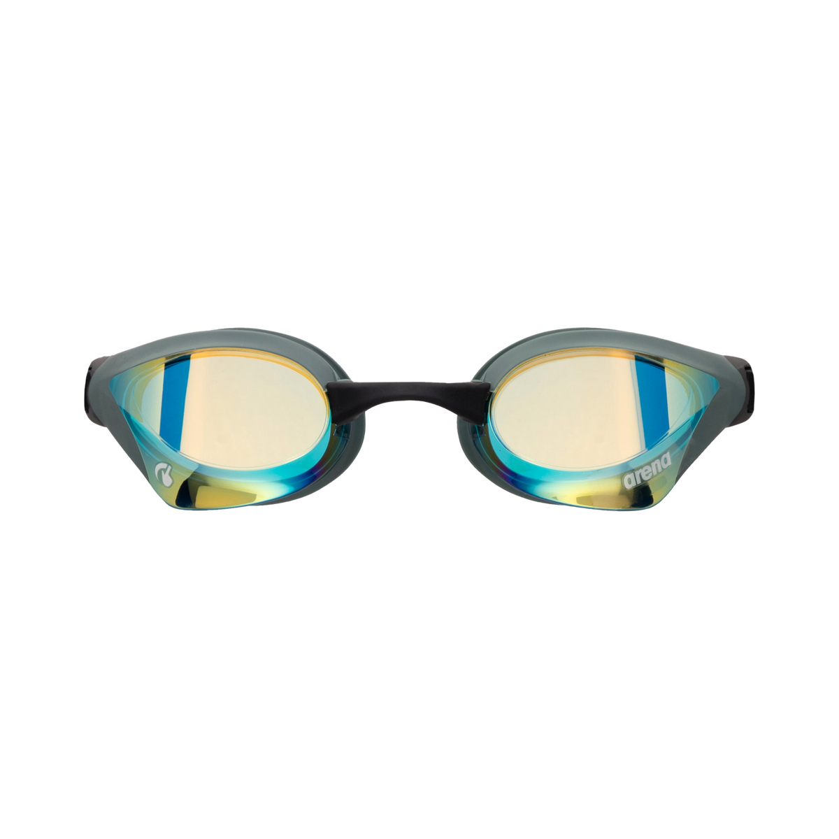 Arena Cobra Core Swipe Mirror Wettkampfschwimmbrille in SCHWARZ