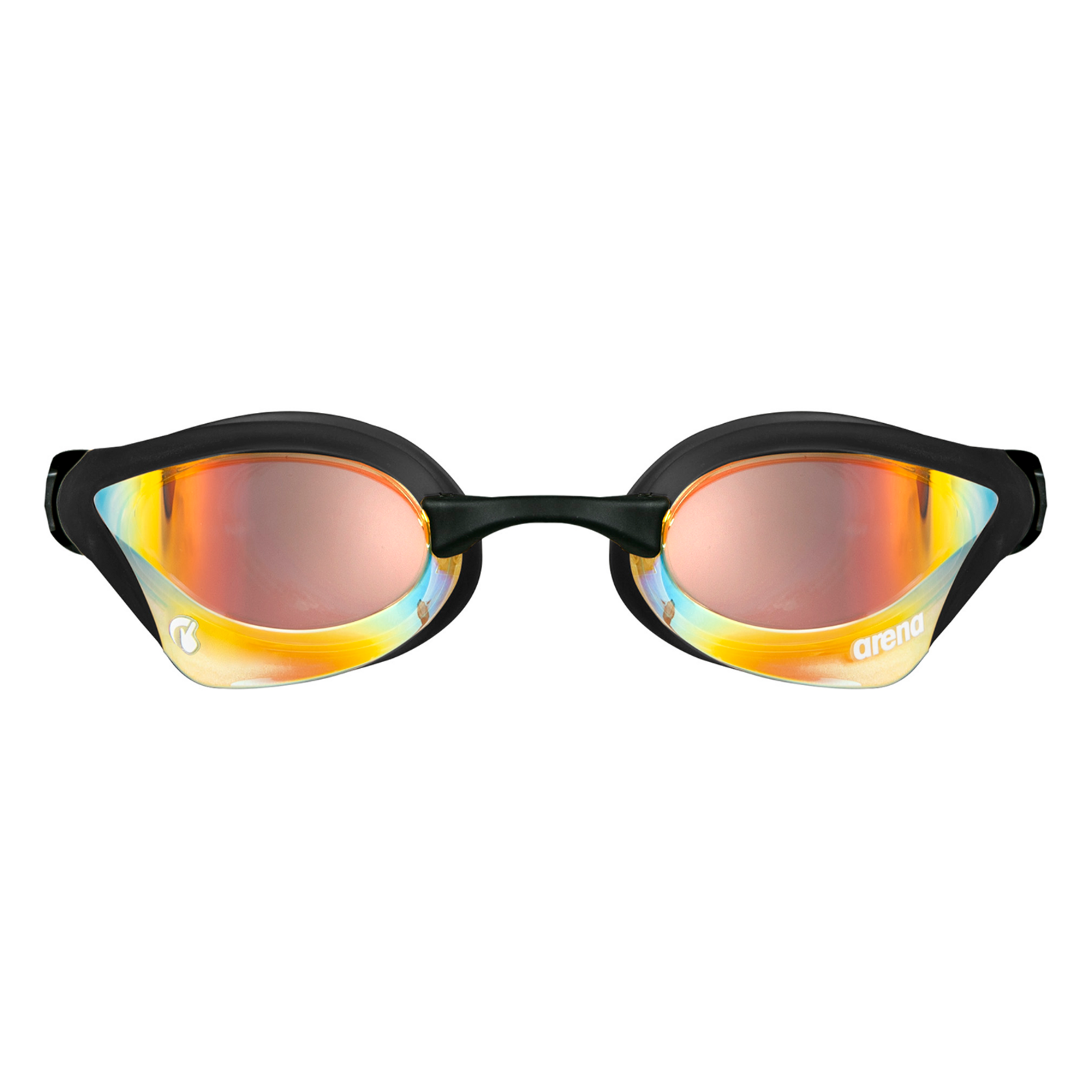 Arena Cobra Core Swipe Mirror Trainingsschwimmbrille in SCHWARZ