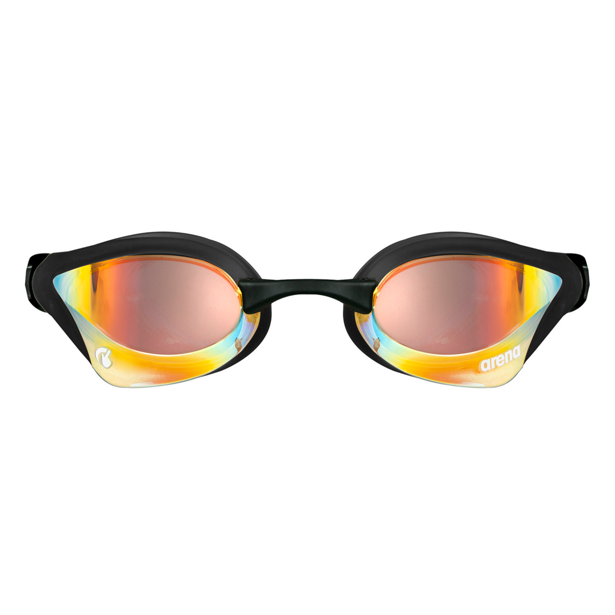 Arena Cobra Core Swipe Mirror Trainingsschwimmbrille in SCHWARZ