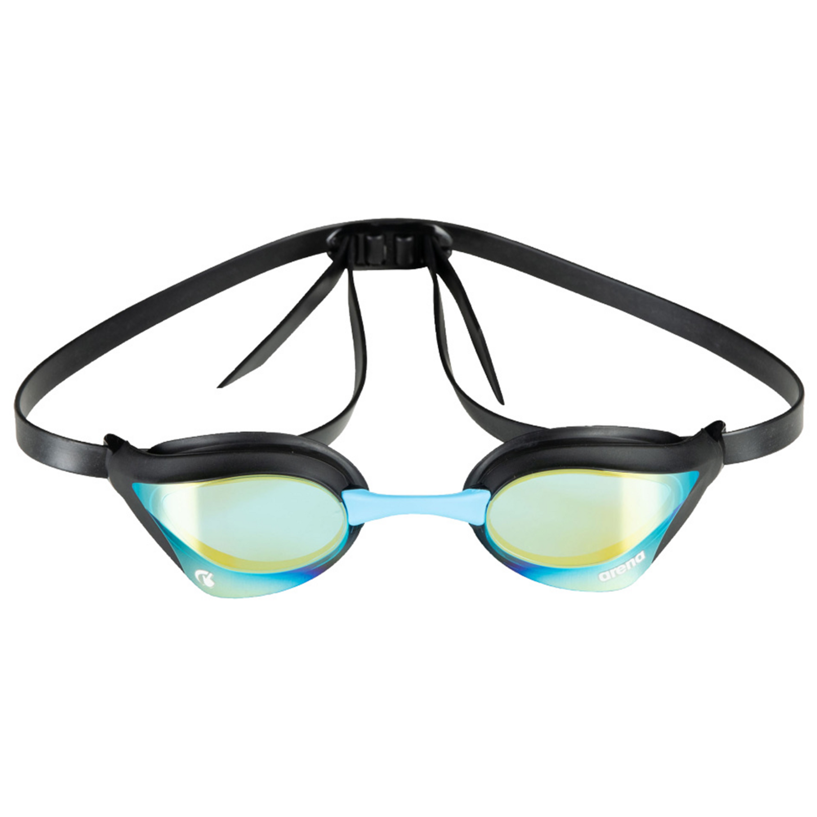 Arena Cobra Core Swipe Mirror Trainingsschwimmbrille in SCHWARZ