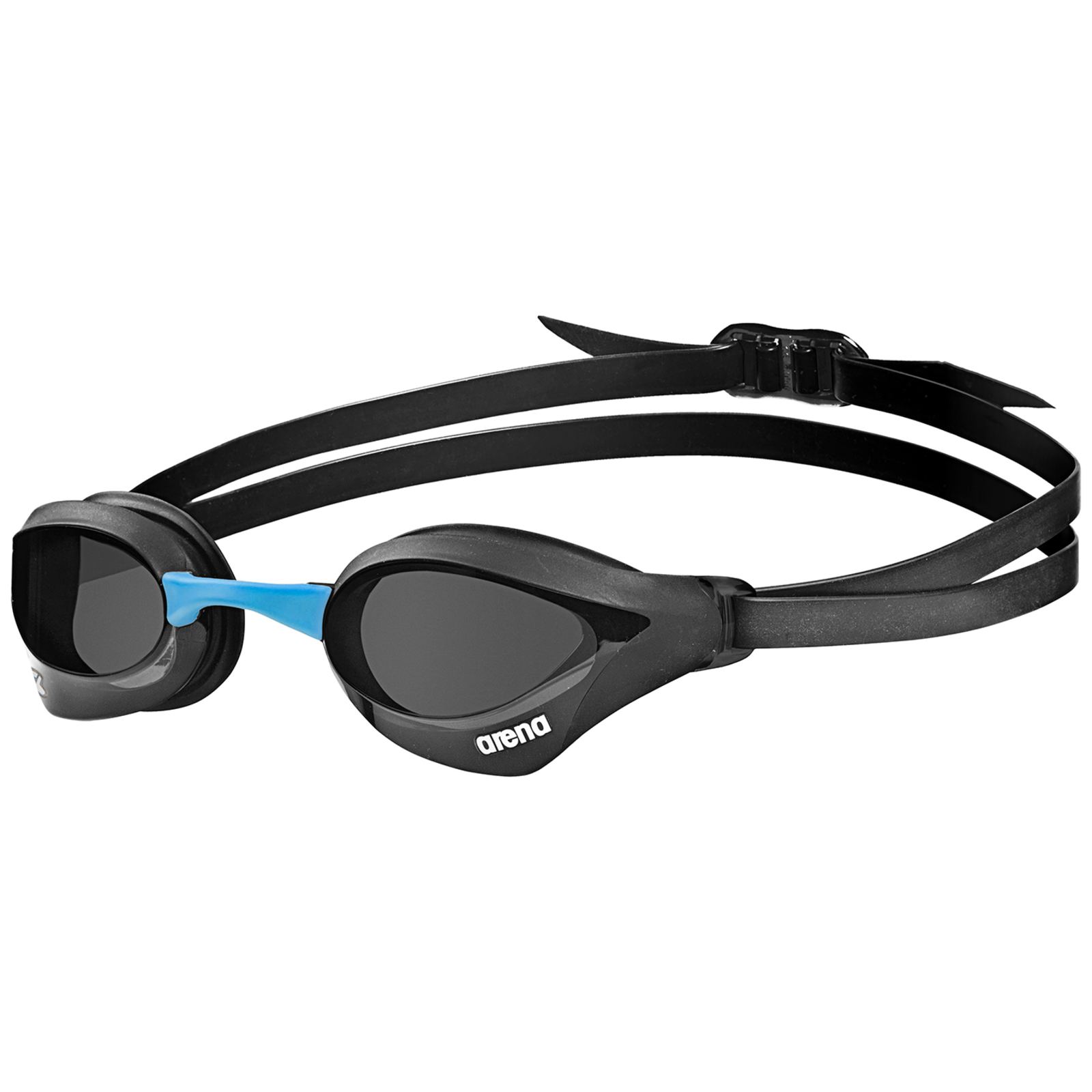 Arena Cobra Core Swipe Wettkampfschwimmbrille in SCHWARZ