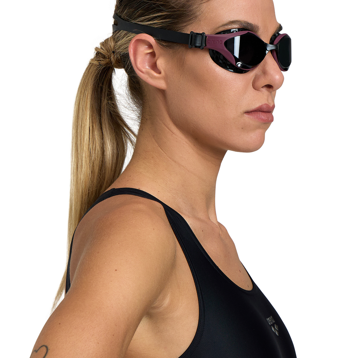 Arena Air-Bold Swipe Trainingsschwimmbrille in VIOLETT