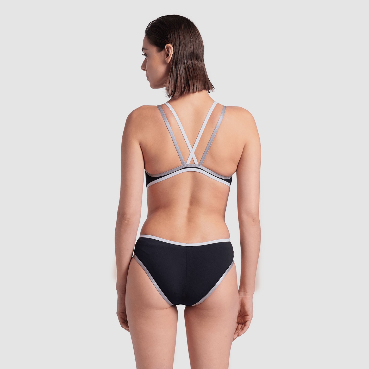 W Arena One Double Cross Back One Piece Badeanzug