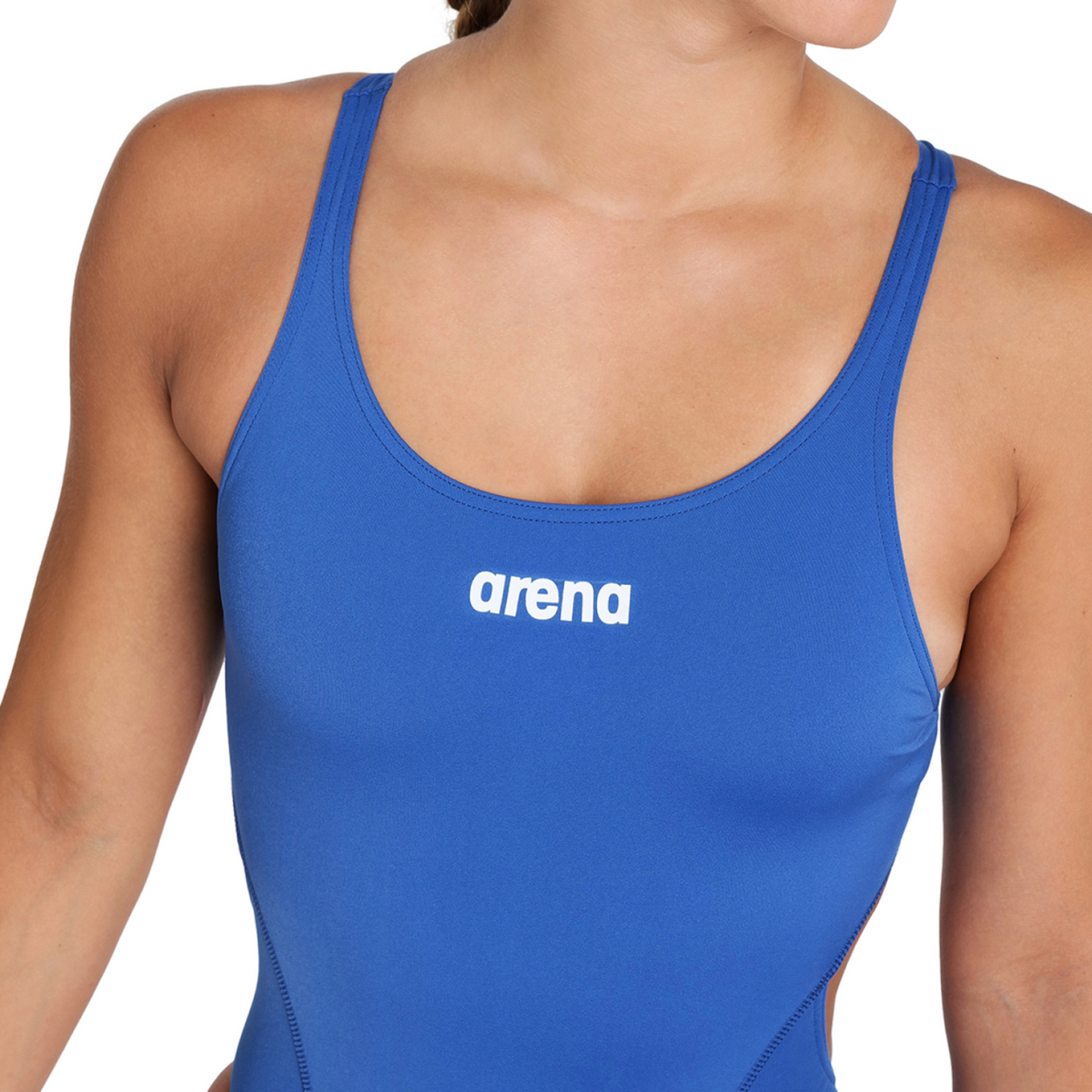 Arena Team Swimsuit Swim Tech Solid Badeanzug in BLAU
