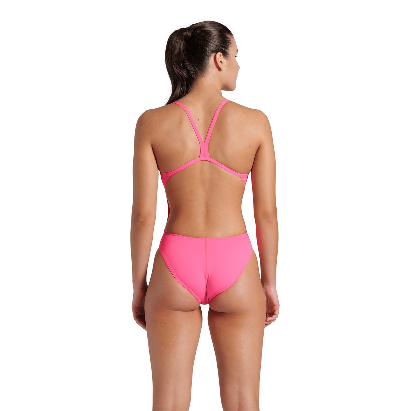 Arena Team Swimsuit Challenge Solid Badeanzug in PINK