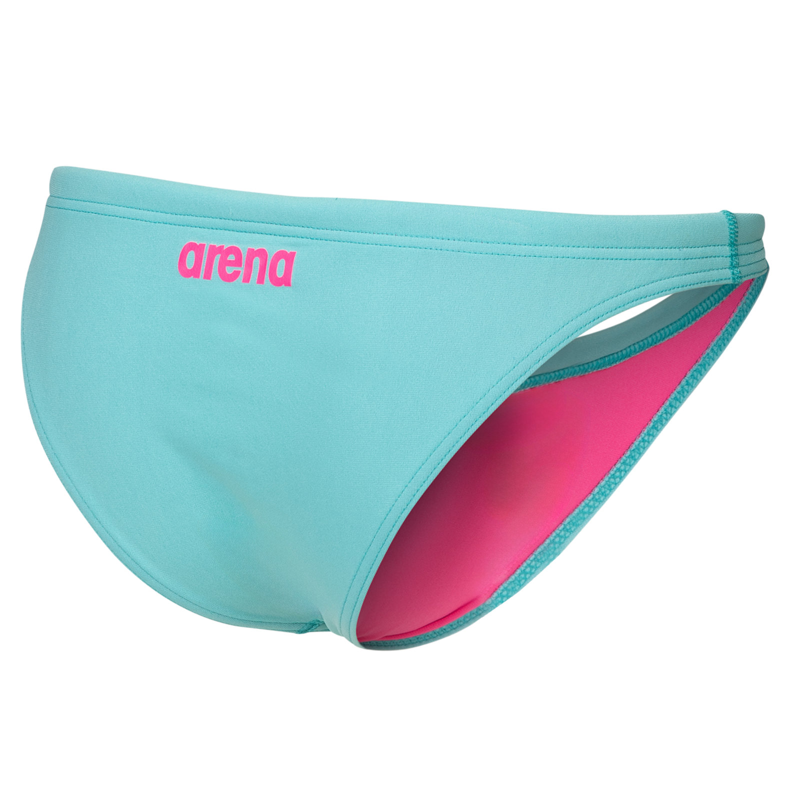 Arena Team Swim Bottom Solid Bikini in PINK