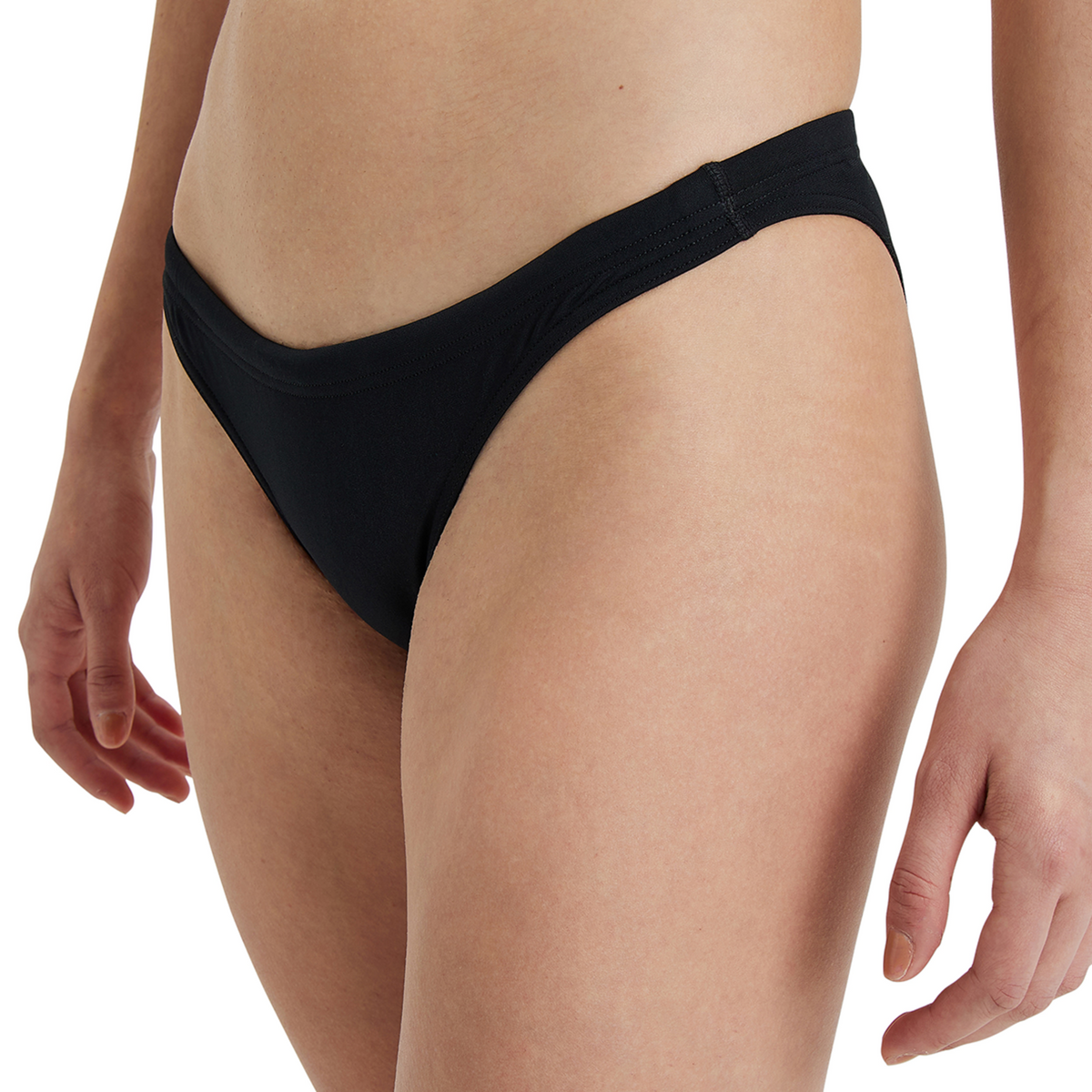 Arena Team Swim Bottom Solid Bikini in SCHWARZ