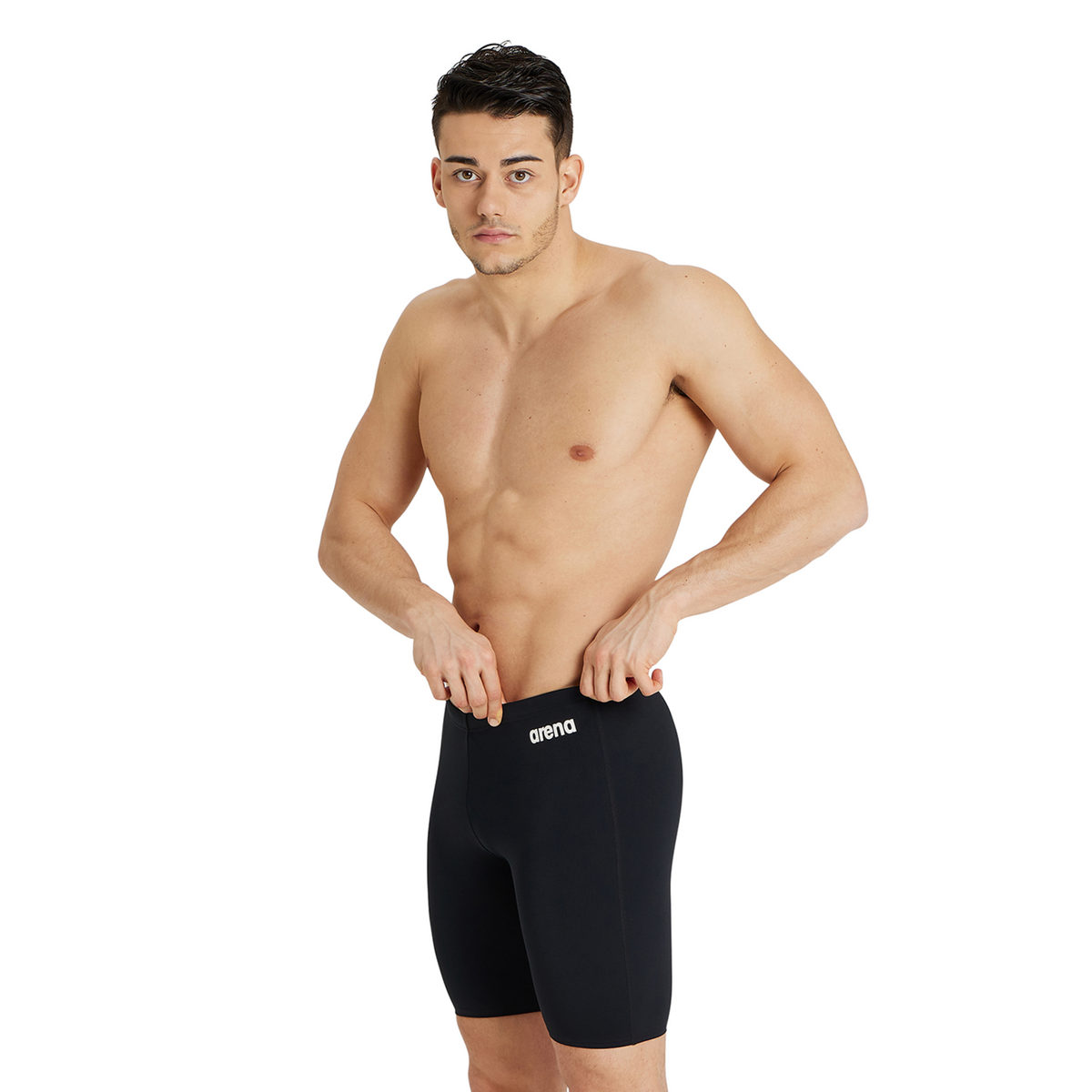 Arena Team Swim Jammer Solid in SCHWARZ