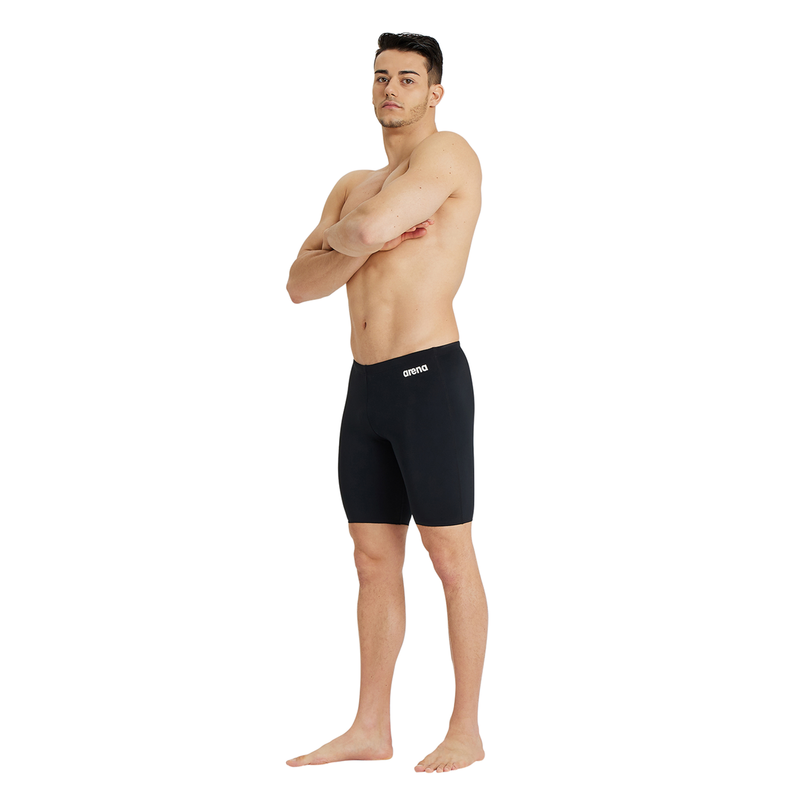Arena Team Swim Jammer Solid in SCHWARZ