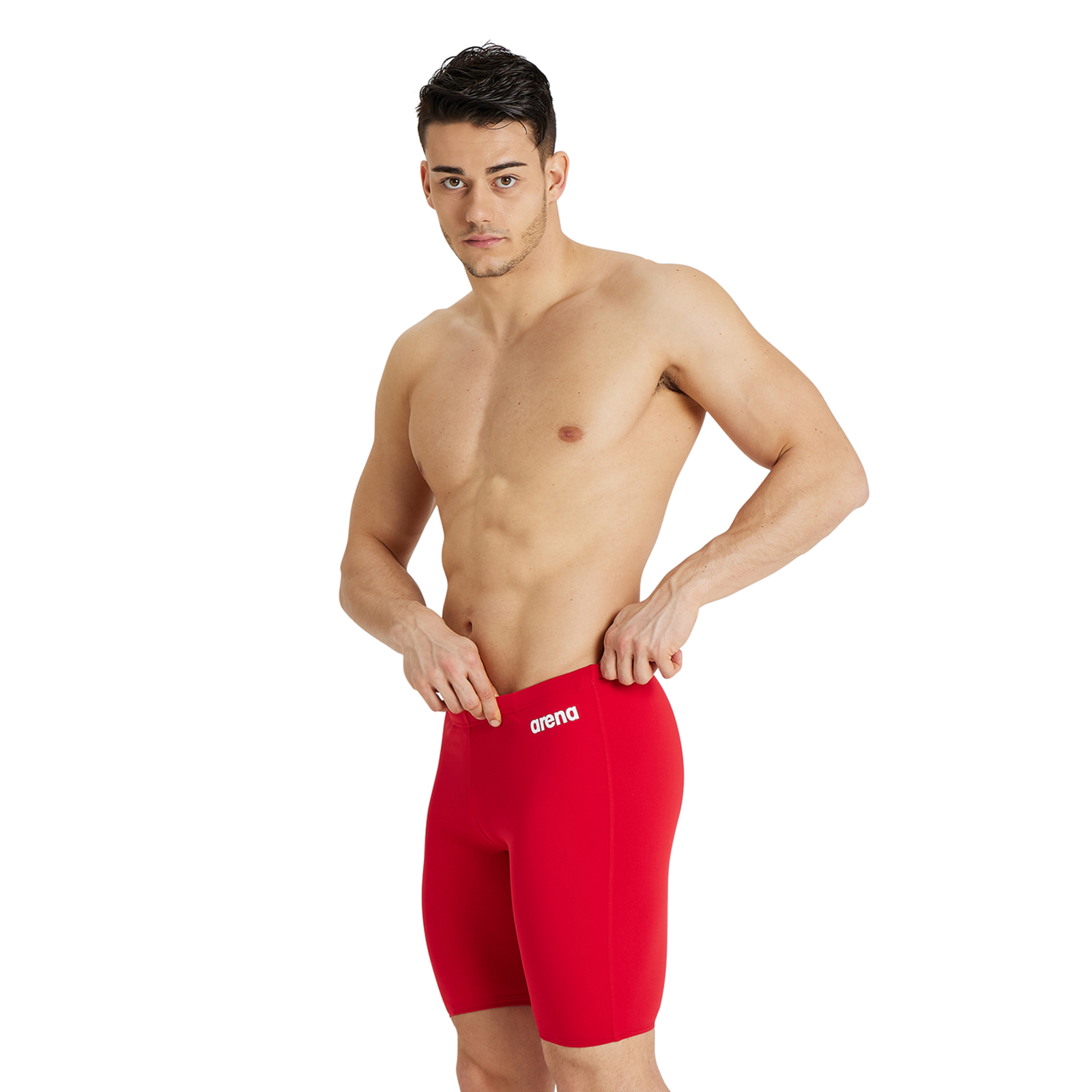 Arena Team Swim Jammer Solid in ROT