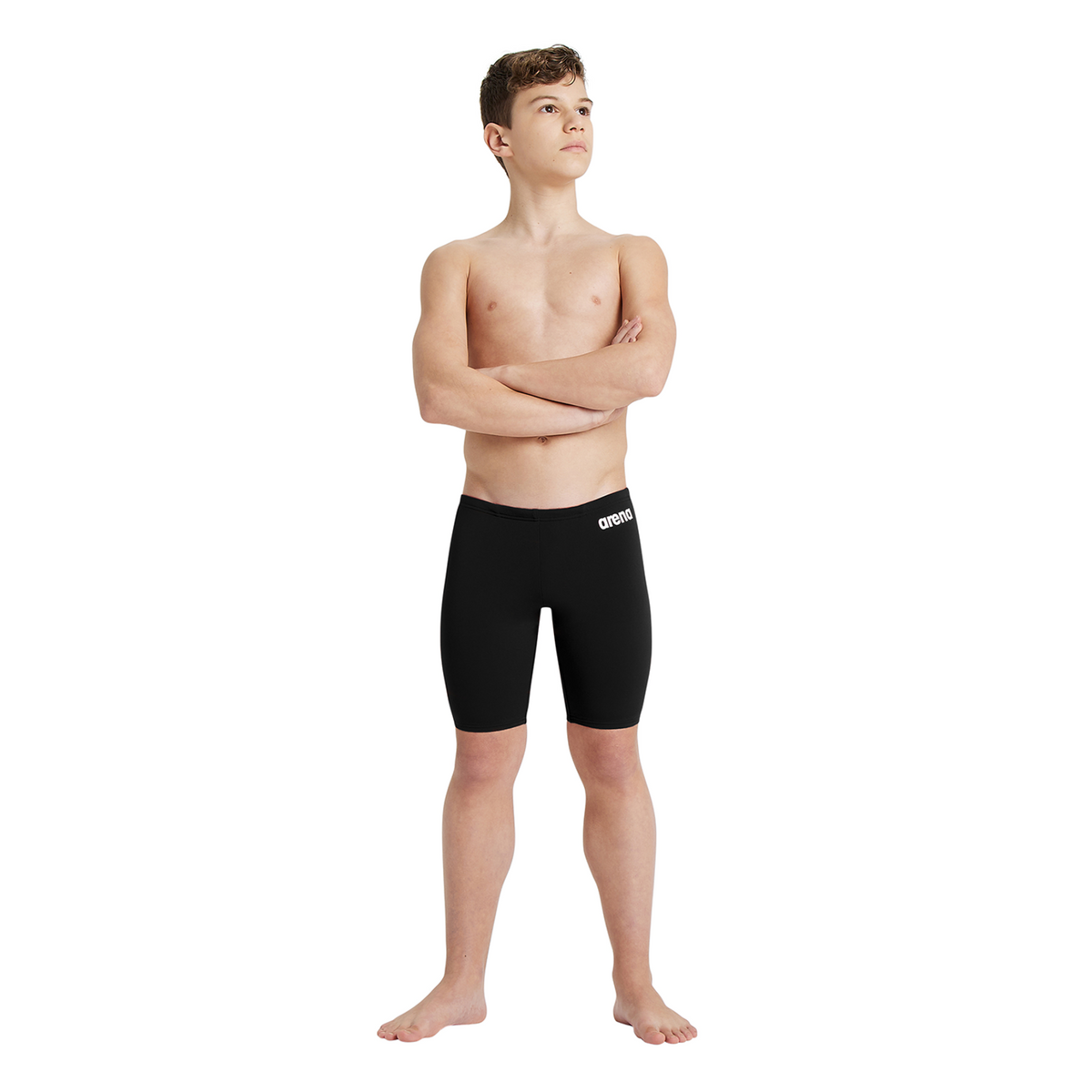 Arena Team Swim Jammer Solid in SCHWARZ