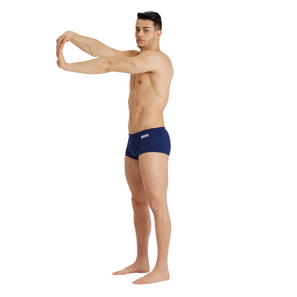 Arena Team Swim Low Waist Short Solid in BLAU